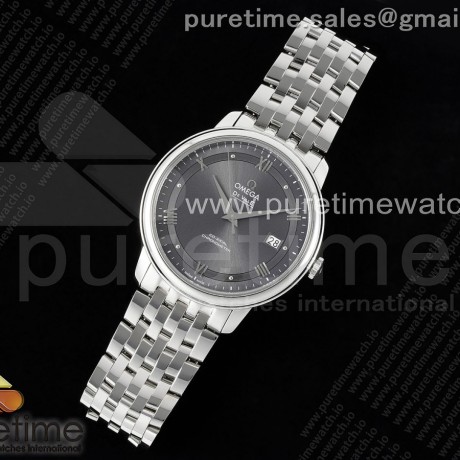 DIW공장 오메가 드빌 스틸 그레이다이얼 실버인덱스 브레이슬릿 De Ville SS DIWF 1:1 Best Edition Gray Dial SS Markers on SS Bracelet MIYOTA 9015