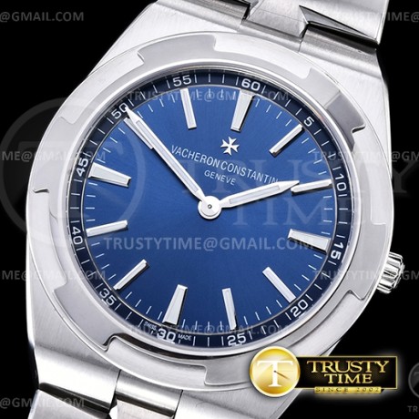 XF공장 바쉐론콘스탄틴 오버시즈 블루다이얼 브레이슬릿 Overseas Ultra-Thin 2000V SS/SS Blue/Stk XF Asia 1120