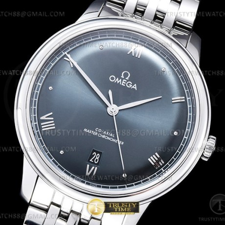 VS공장 오메가 드 빌 스틸 블랙다이얼 브레이슬릿 De Ville Prestige 40mm SS/SS Black VSF A8800