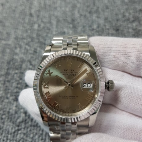 BP공장 롤렉스 데이저스트 스틸 그레이 로만 다이얼 Rolex DateJust SS&Gray Roman Dial 브레스렛 V2