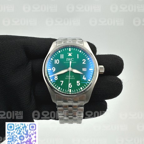 A7공장 IWC 파일럿 마크20 그린다이얼 브레이슬릿 V7공장