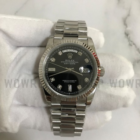BP공장 36MM 데이데이트 블랙다이얼 브레이슬릿 2813 DayDate 36mm