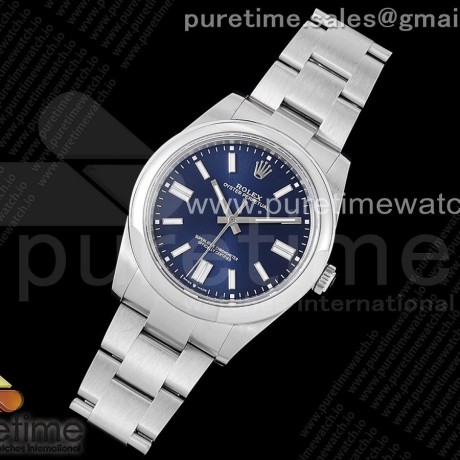 GM공장 롤렉스 오이스터퍼페츄얼 41미리 블루다이얼 브레이슬릿 3230 Oyster Perpetual 41mm 124300 GMF 1:1 Best Edition 904L Steel Blue Dial on SS Bracelet SA3230
