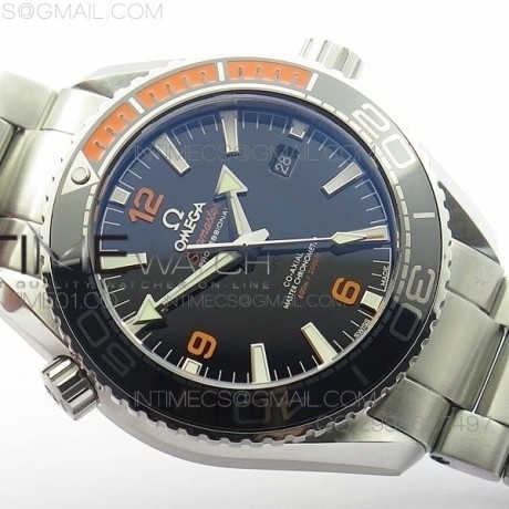 OM공장 오메가 플래닛오션 2016 베이스모델 Omega Planet-Ocean 2016 Black Dial Orange Point Insert