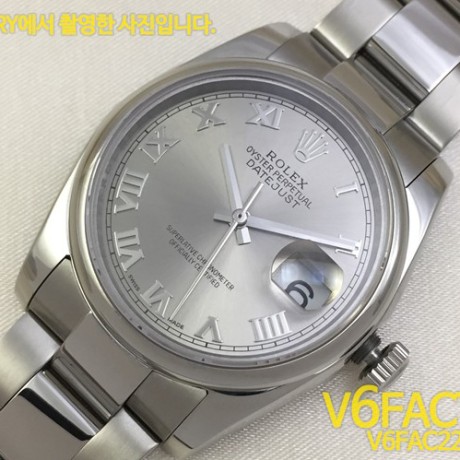BP공장 롤렉스 데이저스트 스틸 그레이 로만 다이얼 Rolex DateJust SS&Gray Roman Dial 브레스렛 V2