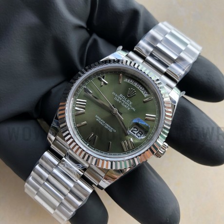 BP공장 롤렉스 데이데이트 40MM 그린다이얼 프레지던트브레이슬릿 2813