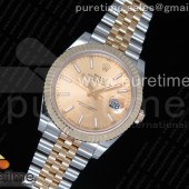 GM공장 롤렉스 데이저스트 41 포금 옐로우골드콤비 골드다이얼 쥬빌레브레이슬릿 DateJust 41 126333  YG Wrapped YG Dial on SS/YG Jubilee Bracelet A2824