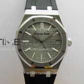 [26.01 UP] DD공장 오데마피게 로얄오크 15510 그레이다이얼 러버스트랩 Royal Oak 41mm 15510 SS DDF 1:1 Best Edition Gray Dial On Black Rubber Strap Super Clone DD4302