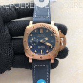 VS공장 파네라이 PAM1074 섭머저블 블루다이얼 블루가죽스트랩 PAM 1074 Submersible Bronzo 42mm BR/LE Brn VSF P900