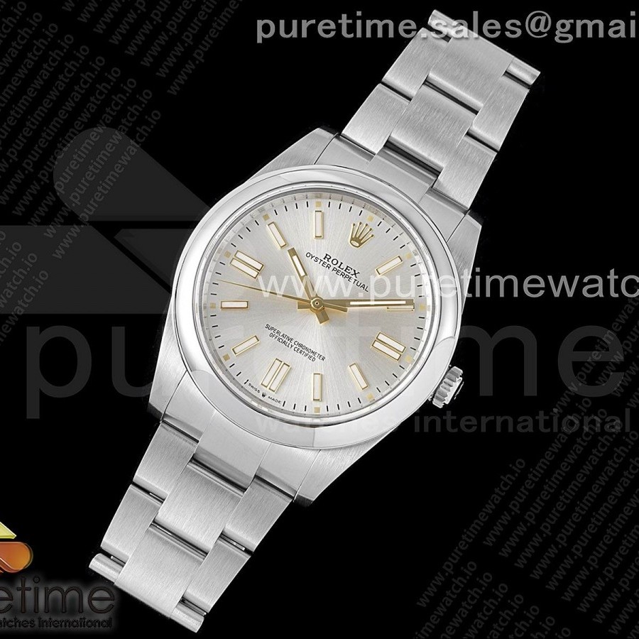 GM공장 롤렉스 오이스터퍼페츄얼 41미리 실버다이얼 브레이슬릿 3230 Oyster Perpetual 41mm 124300 GMF 1:1 Best Edition 904L Steel Silver Dial on SS Bracelet SA3230