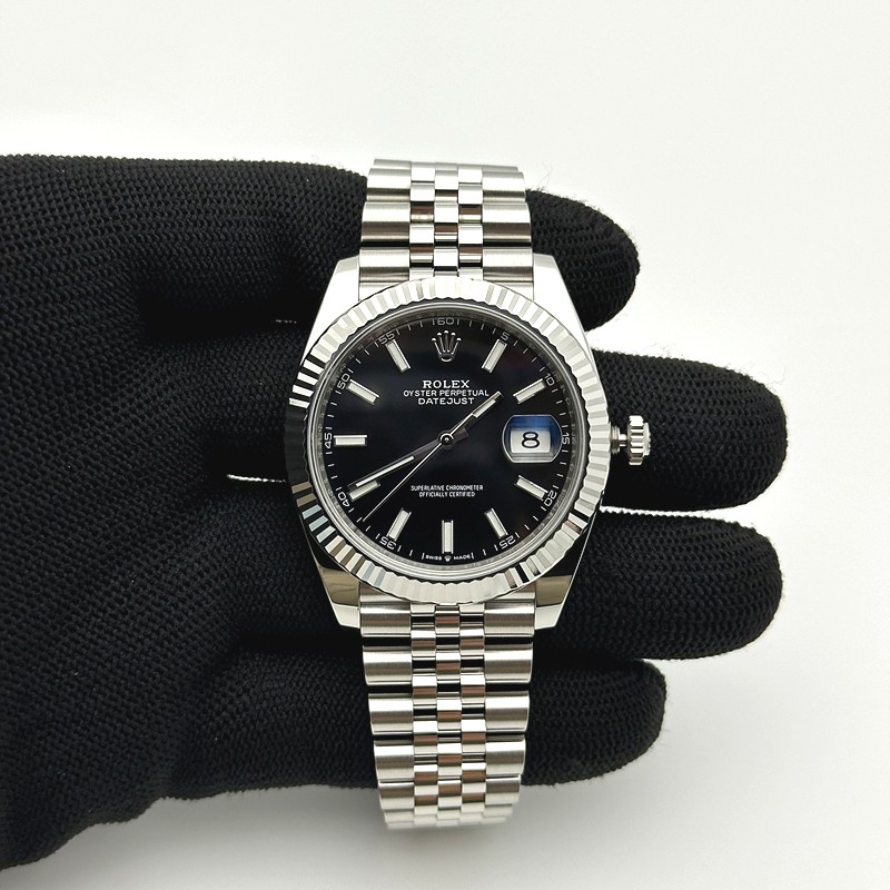 [26.01 UP] CLEAN공장 롤렉스 데이저스트 41 스틸 블랙다이얼 쥬빌레브레이슬릿 DateJust 41mm 126334 904L SS Clean Plus 1:1 Best Edition Black Dial Stick Marker On Jubilee Bracelet DD3235 클린 플러스