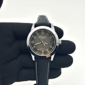 PP공장 파텍필립 칼라트라바 5226G 그레이텍스쳐다이얼 블랙나일론스트랩 Calatrava 5226G SS PPF 1:1 Best Edition Gray Rock Dial on Black Nylon Strap 330CS PPF공장