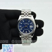 CLEAN공장 롤렉스 데이저스트 41 스틸 블루플루티드다이얼 플루티드베젤 쥬빌레브레이슬릿 클린 DATEJUST 41 126334 CLEAN 1:1 BEST EDITION 904L STEEL BLUE TEXUTED DIAL ON JUBILEE BRACELET VR3235