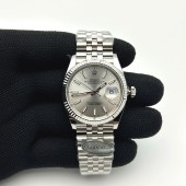 Clean공장 롤렉스 데이저스트 36 스틸 실버다이얼 플루티드베젤 쥬빌레브레이슬릿 DateJust 36 126234 Clean 1:1 Best Edition 904L Steel Silver Stick Dial on Jubilee Bracelet VR3235 클린공장