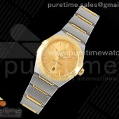 ASW공장 오메가 컨스텔레이션 39 옐로우골드콤비 샴페인다이얼 브레이슬릿 Constellation 39mm SS/YG ASWF 1:1 Best Edition YG Dial on SS/YG Bracelet A8800