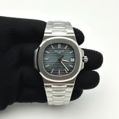 DD공장 파텍필립 노틸러스 5711 그레이블루다이얼 브레이슬릿 Nautilus 5711 DDF 1:1 Best Edition 2006 Blue Textured Dial on SS Bracelet DD330 Super Clone V2