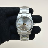 CLEAN공장 롤렉스 오이스터퍼페츄얼 41 실버다이얼 브레이슬릿 클린공장Oyster Perpetual 124300 41mm Clean 1:1 Best Edition 904L Steel Silver Dial VR3230