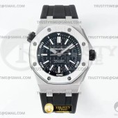 SF공장 오데마피게 로얄오크오프쇼어 다이버 15710 스틸 블랙다이얼 러버스트랩 Royal Oak Offshore Diver 15710 SS/RU Black SF A3120