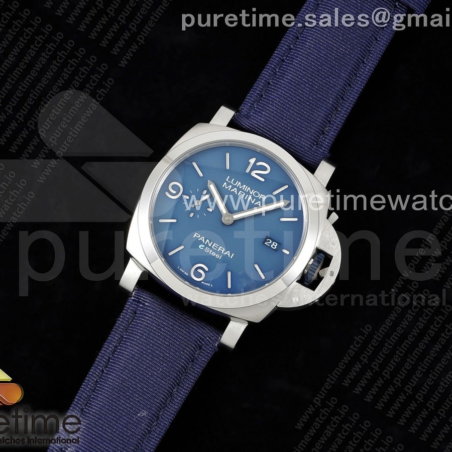 TTF공장 파네라이 PAM1157 스틸 블루다이얼 블루나일론스트랩 PAM1157 W TTF 1:1 Best Edition on Blue Nylon Strap P9010
