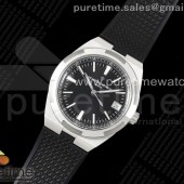 ZF공장 바쉐론콘스탄틴 오버시즈 4500V 스틸 블랙다이얼 러버스트랩 Overseas 4500V SS ZF 1:1 Best Edition Black Dial on Black Rubber Strap A5100