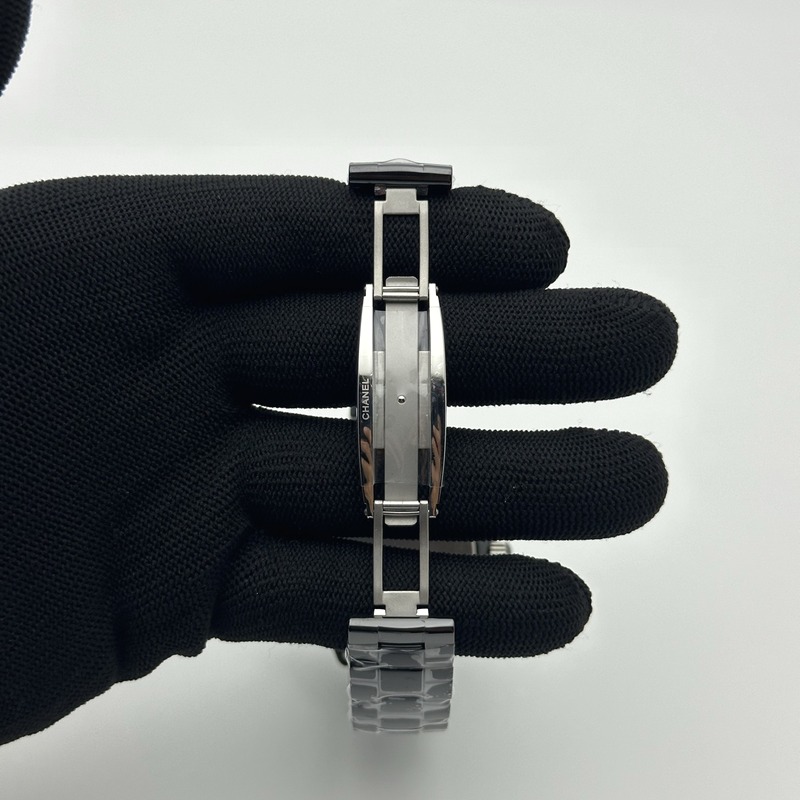 HT공장 샤넬 J12 블랙세라믹 12포인트다이얼 38mm 남성용 세라믹브레이슬릿 솔리드백 J12 38mm EAST 1:1 Best Edition Black Korea Ceramic Black Dial Crystals Markers on Bracelet A2892 KOR EAST공장 출고 전 실물 검수사진 7