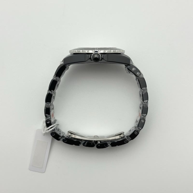 HT공장 샤넬 J12 블랙세라믹 12포인트다이얼 38mm 남성용 세라믹브레이슬릿 솔리드백 J12 38mm EAST 1:1 Best Edition Black Korea Ceramic Black Dial Crystals Markers on Bracelet A2892 KOR EAST공장 출고 전 실물 검수사진 8
