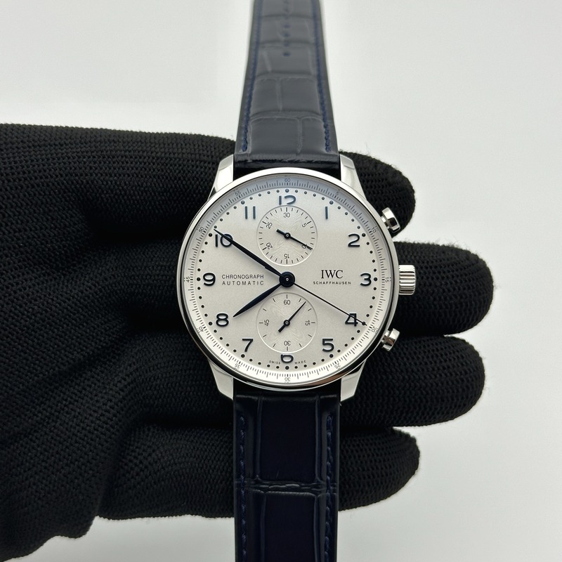 ZF공장 V3 포르투기저 화이트다이얼 가죽스트랩 Portuguese IW371605 ZF V3 1:1 Best Edition SS White Dial Blue Markers on Black Leather Strap A96355 출고 전 실물 검수사진 1