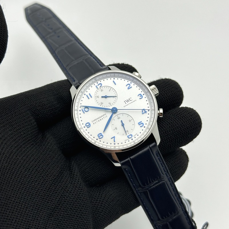 ZF공장 V3 포르투기저 화이트다이얼 가죽스트랩 Portuguese IW371605 ZF V3 1:1 Best Edition SS White Dial Blue Markers on Black Leather Strap A96355 출고 전 실물 검수사진 2