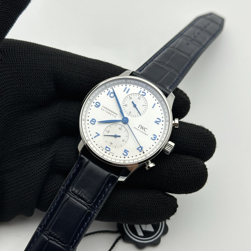ZF공장 V3 포르투기저 화이트다이얼 가죽스트랩 Portuguese IW371605 ZF V3 1:1 Best Edition SS White Dial Blue Markers on Black Leather Strap A96355 출고 전 실물 검수사진 3