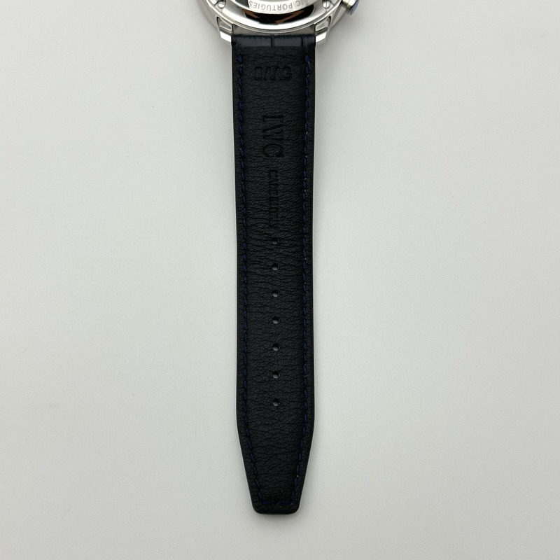 ZF공장 V3 포르투기저 화이트다이얼 가죽스트랩 Portuguese IW371605 ZF V3 1:1 Best Edition SS White Dial Blue Markers on Black Leather Strap A96355 출고 전 실물 검수사진 10