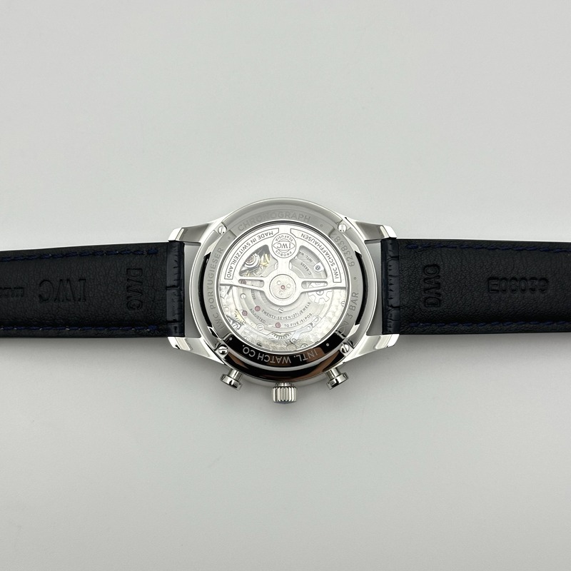 ZF공장 V3 포르투기저 화이트다이얼 가죽스트랩 Portuguese IW371605 ZF V3 1:1 Best Edition SS White Dial Blue Markers on Black Leather Strap A96355 출고 전 실물 검수사진 13