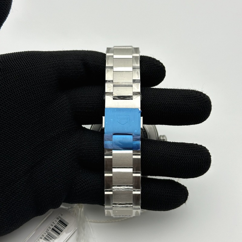 KOR공장 태그호이어 오타비아 블루다이얼 Autavia WBE5116 42mm SS KOR 1:1 Best Edition Blue Ceramic bezel Blue Dial on SS Bracelet SW200 (Free Nylon and Leather Strap) 출고 전 실물 검수사진 6