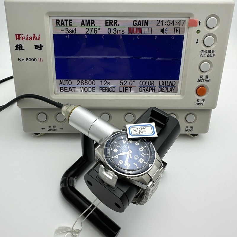 KOR공장 태그호이어 오타비아 블루다이얼 Autavia WBE5116 42mm SS KOR 1:1 Best Edition Blue Ceramic bezel Blue Dial on SS Bracelet SW200 (Free Nylon and Leather Strap) 출고 전 실물 검수사진 12