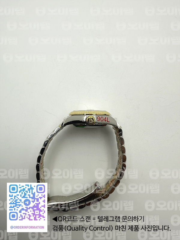GM공장 롤렉스 데이저스트 28 옐로우골드콤비 화이트다이얼 2671 DJ Ladies 28mm Jub Flt 904L YG/SS Wht/Stk GMF A2671 출고 전 실물 검수사진 10