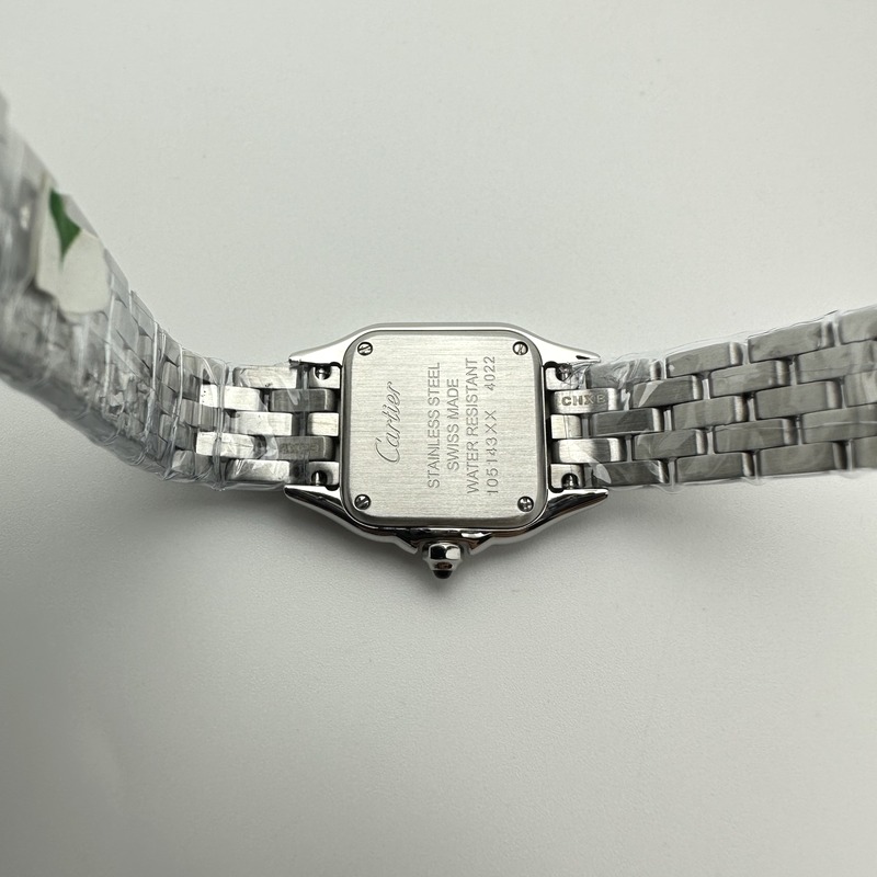 BV공장 까르띠에 팬더 22 스틸 화이트다이얼 브레이슬릿 Panthère 22mm BVF 1:1 Best Edition SS White Dial on SS Bracelet Ronda Quartz 출고 전 실물 검수사진 10