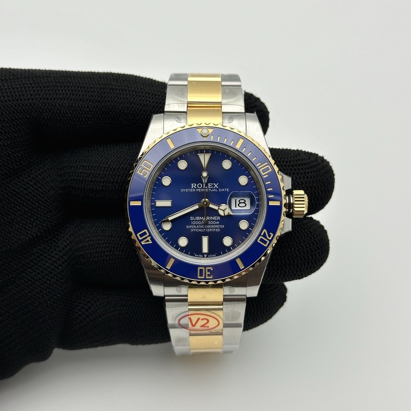 VS공장 롤렉스 서브마리너 41 신형 옐로우골드콤비 청콤 브레이슬릿 Submariner 126613LB 904 YG/SS Blue VSF VS3235 출고 전 실물 검수사진 2