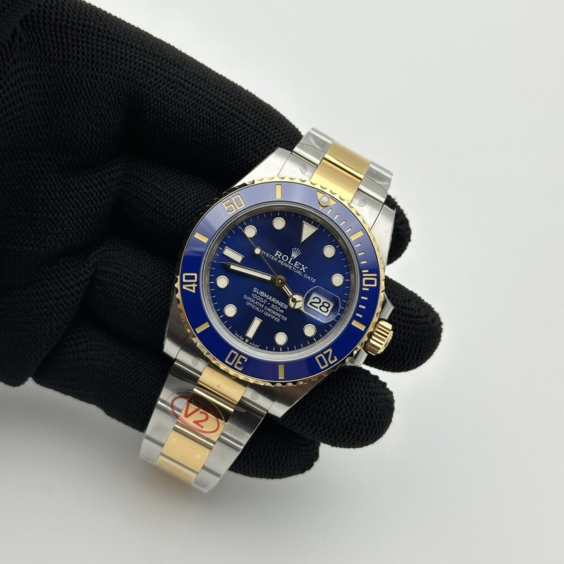 VS공장 롤렉스 서브마리너 41 신형 옐로우골드콤비 청콤 브레이슬릿 Submariner 126613LB 904 YG/SS Blue VSF VS3235 출고 전 실물 검수사진 5