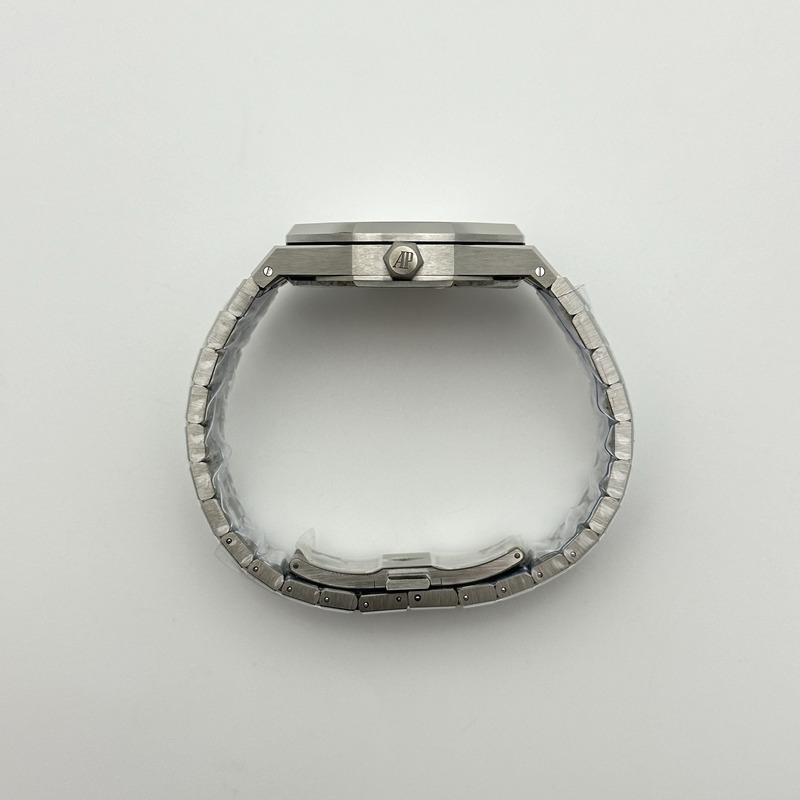 APS공장 오데마피게 로얄오크 15500 스틸 블루다이얼 브레이슬릿 Royal Oak 41mm 15500 SS APSF 1:1 Best Edition Blue Textured Dial on SS Bracelet SA4302 Super Clone 출고 전 실물 검수사진 9