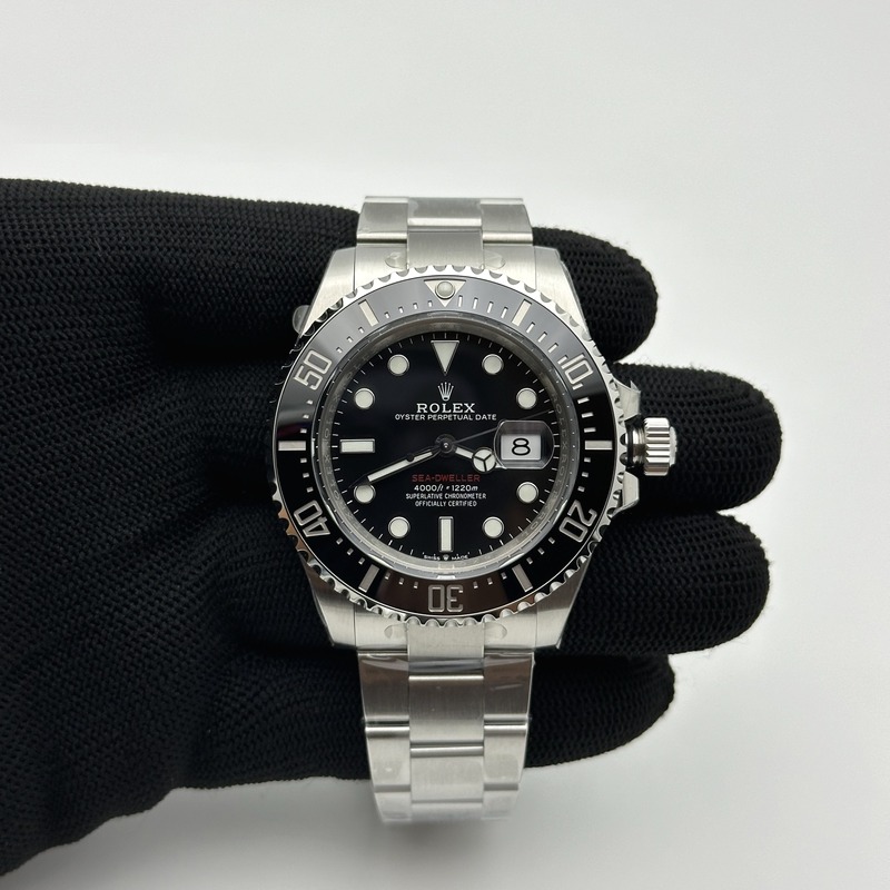 VS공장 롤렉스 씨드웰러 레드 스틸 블랙다이얼 브레이슬릿 Sea-Dweller 126600 VSF 1:1 Best Edition Black Dial On 904L SS Case and Bracelet VS3235 출고 전 실물 검수사진 1