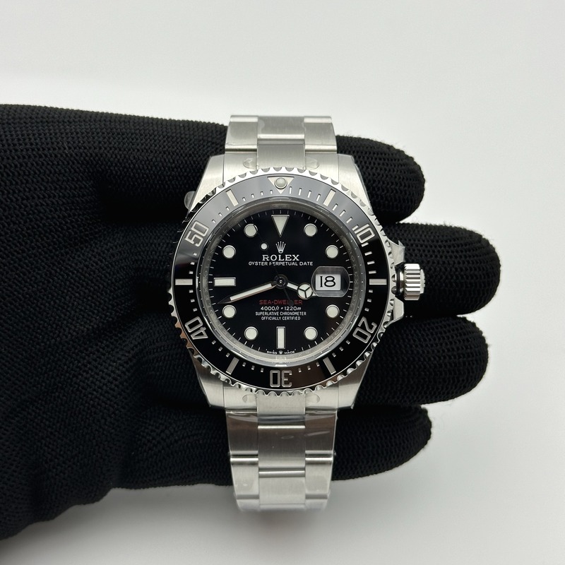 VS공장 롤렉스 씨드웰러 레드 스틸 블랙다이얼 브레이슬릿 Sea-Dweller 126600 VSF 1:1 Best Edition Black Dial On 904L SS Case and Bracelet VS3235 출고 전 실물 검수사진 2