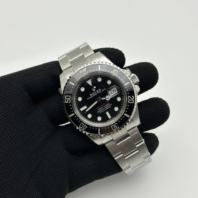 VS공장 롤렉스 씨드웰러 레드 스틸 블랙다이얼 브레이슬릿 Sea-Dweller 126600 VSF 1:1 Best Edition Black Dial On 904L SS Case and Bracelet VS3235 출고 전 실물 검수사진 4