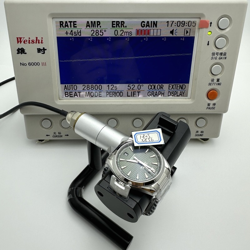 VS공장 오메가 씨마스터 아쿠아테라 150m 스틸 올리브그린다이얼 브레이슬릿 41mm 출고 전 실물 검수사진 12