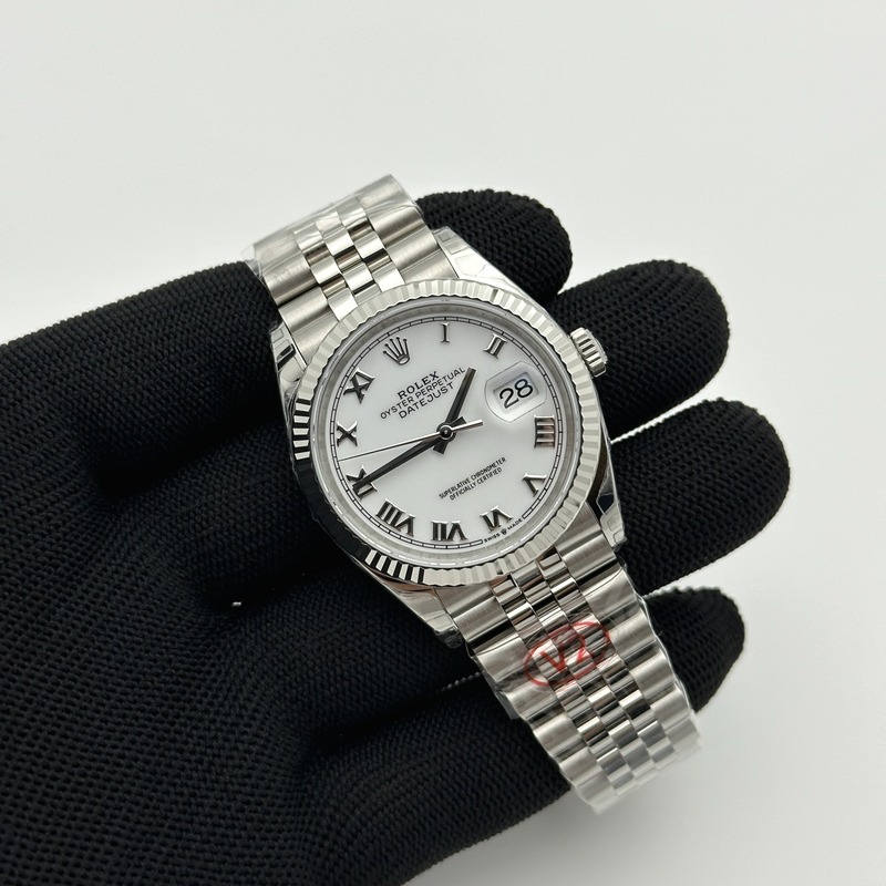 VS공장 롤렉스 데이저스트 36 로만인덱스 화이트다이얼 플루티드베젤 쥬빌레브레이슬릿 DateJust 36 SS 126234 VSF 1:1 Best Edition 904L Steel White Roman Dial on Jubilee Bracelet VS3235 출고 전 실물 검수사진 4