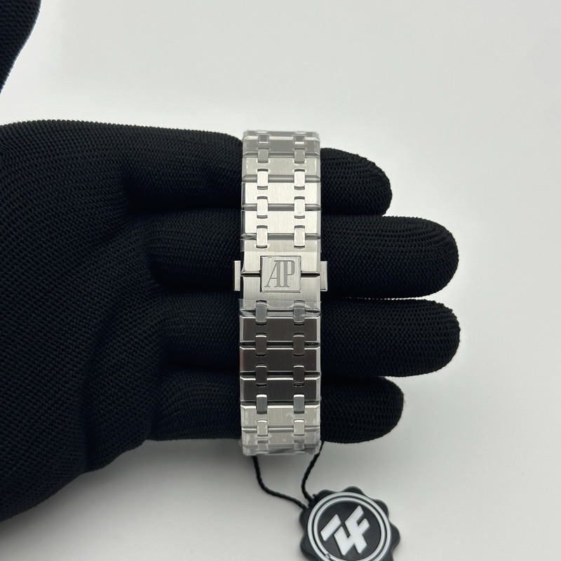 ZF공장 오데마피게 로얄오크 15500 그레이다이얼 브레이슬릿 Royal Oak 41mm 15500 SS/SS Grey ZF V3 A4302 출고 전 실물 검수사진 6