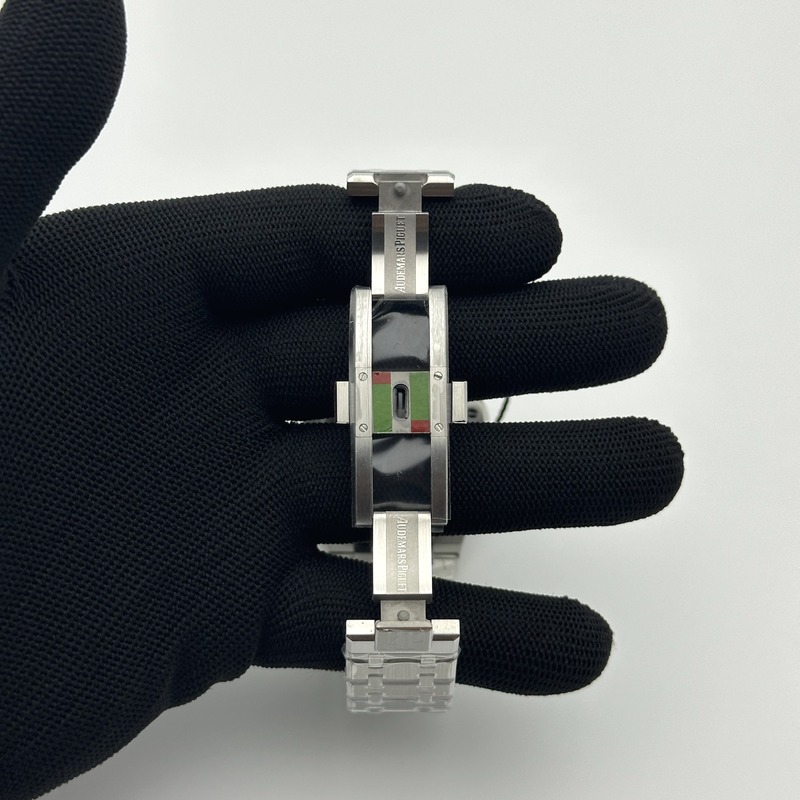 ZF공장 오데마피게 로얄오크 15500 그레이다이얼 브레이슬릿 Royal Oak 41mm 15500 SS/SS Grey ZF V3 A4302 출고 전 실물 검수사진 7