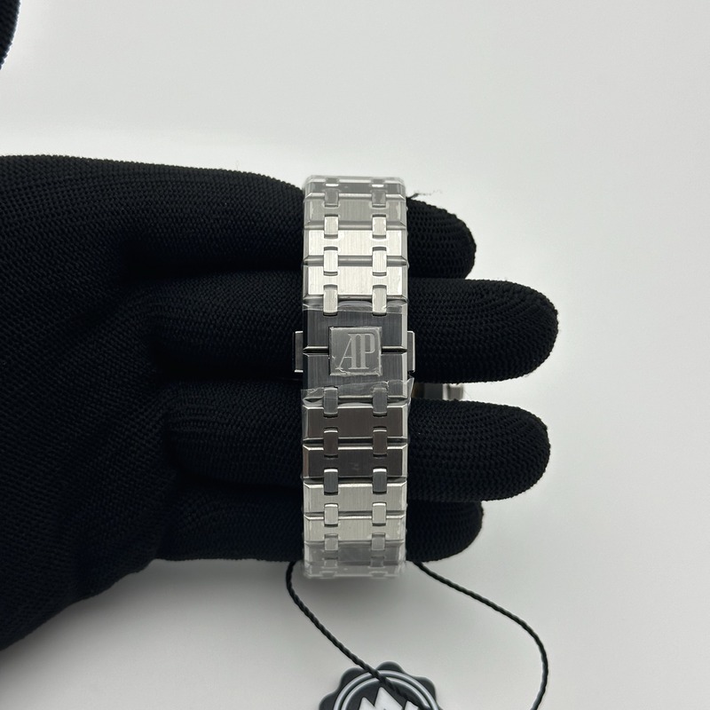 ZF공장 오데마피게 로얄오크 15500 블랙다이얼 브레이슬릿 Royal Oak 41mm 15500 SS/SS Black ZF V3 A4302 출고 전 실물 검수사진 6