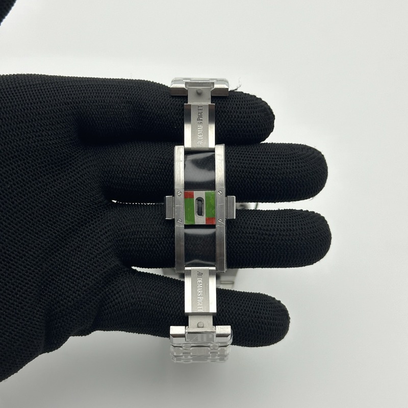 ZF공장 오데마피게 로얄오크 15500 블랙다이얼 브레이슬릿 Royal Oak 41mm 15500 SS/SS Black ZF V3 A4302 출고 전 실물 검수사진 7