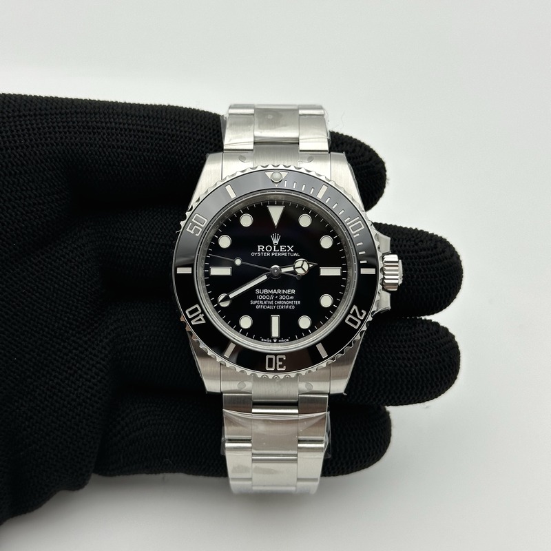 VS공장 롤렉스 서브마리너 41 신형 논데이트 스틸 브레이슬릿 Submariner 41mm 124060 No Date 904L Steel VSF 1:1 Best Edition Black Dial (SBF) 출고 전 실물 검수사진 1