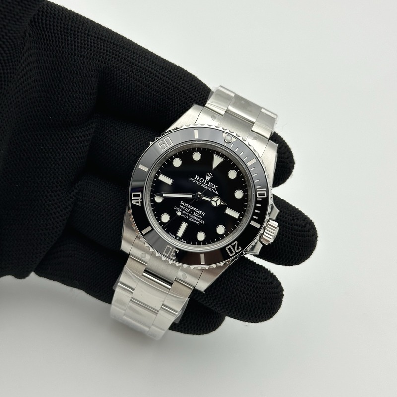 VS공장 롤렉스 서브마리너 41 신형 논데이트 스틸 브레이슬릿 Submariner 41mm 124060 No Date 904L Steel VSF 1:1 Best Edition Black Dial (SBF) 출고 전 실물 검수사진 3