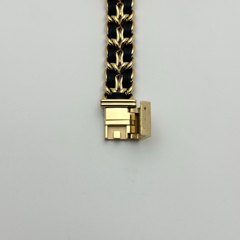 BV공장 샤넬 샤넬 프리미에르 아이코닉 블랙다이얼 블랙체인스트랩 Ppremière Iconic Chain Watch YG BVF 1:1 Best Edition Black Dial on Chain Bracelet RONDA Quartz 출고 전 실물 검수사진 9